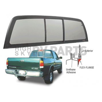 CRL 1999-2006 Toyota Tundra  inchPerfect Fit inch POWR-Slider - Solar Glass