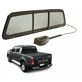 CRL 2013+ Toyota Hilux  inchPerfect Fit inch POWR-Slider - Solar Glass