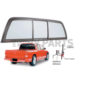 CRL 1997+ Dodge Dakota  inchPerfect Fit inch POWR-Slider - Solar Glass