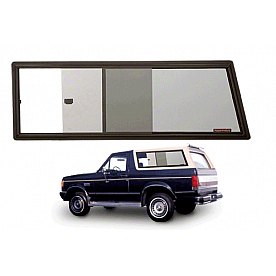 CRL 1966-1977 Ford Bronco Side Slider With Dark Tint Glass