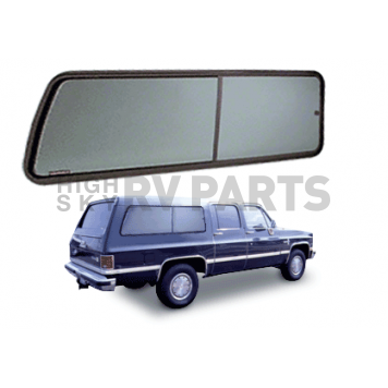 CRL 1973-1991 Chevrolet/GMC Blazer/Jimmy Side Slider With Dark Tint Glass