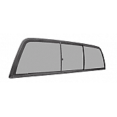  CRL  inchPerfect Fit inch Three-Panel Tri-Vent Slider with Solar Glass for 2005+ Toyota Tacoma