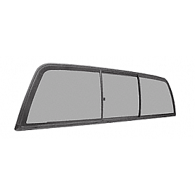  CRL  inchPerfect Fit inch Three-Panel Tri-Vent Slider with Solar Glass for 2005+ Toyota Tacoma