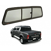 CRL  inchPerfect Fit inch Three-Panel Tri-Vent Sliders with Solar Glass for 2013+Toyota Hilux