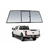 CRL Tri-Vent Three Panel Manual Rear Slider for 2017 Ford Super-Duty F250/F350/F450/F550