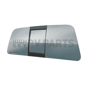 CRL Tri-Vent Three Panel Slider with Light Gray Glass ECT990LT