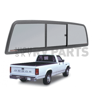 CRL Tri-Vent Three Panel Slider with Solar Glass 1994-1996 Dodge Dakota Standard Cab