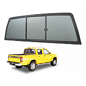 CRL Tri-Vent Three Panel Slider with Solar Glass for 1998+ Nissan Frontier