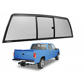 CRL Tri-Vent Three Panel Slider with Solar Glass for 1988-2000 Chevy/GMC C/K Trucks