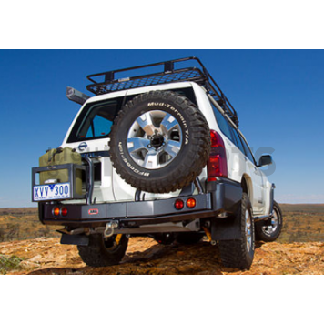 ARB Liquid Storage Container Mount - Rear Bumper Left Powder Coated Black - 5711241
