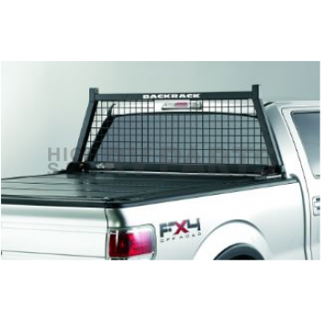 BackRack Headache Rack Steel Black Powder Coated Mesh - 10700