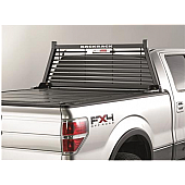 BackRack Headache Rack Steel Black Powder Coated Louvered - 12300