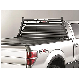 BackRack Headache Rack Steel Black Powder Coated Louvered - 12300