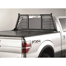 BackRack Headache Rack Steel Black Powder Coated Louvered - 143LV