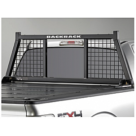 BackRack Headache Rack Steel Black Powder Coated Side Mesh - 143SM