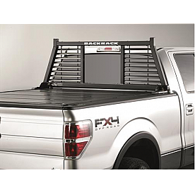 BackRack Headache Rack Steel Black Powder Coated Louvered - 147LV