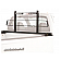 BackRack Headache Rack Steel Black Powder Coated Horizontal Bar - 15009