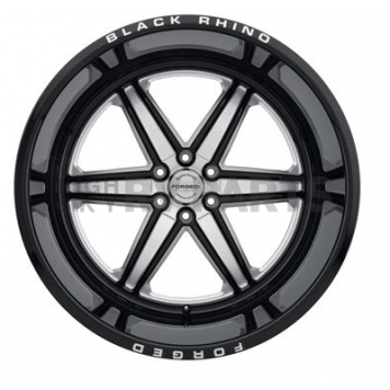 Black Rhino Wheel Marauder - 22 x 14 Black With Natural Accents - 2214MDR-66140B12-2
