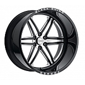 Black Rhino Wheel Marauder - 22 x 14 Black With Natural Accents - 2214MDR-66140B12