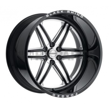 Black Rhino Wheel Marauder - 22 x 14 Black With Natural Accents - 2214MDR-66140B12
