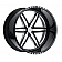 Black Rhino Wheel Marauder - 22 x 14 Black With Natural Accents - 2214MDR-66140B12