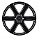 Black Rhino Wheel Haka - 20 x 9.5 Black With Natural Accents - 2295HAK256140B12
