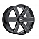Black Rhino Wheel Haka - 20 x 9.5 Black With Natural Accents - 2295HAK256140B12