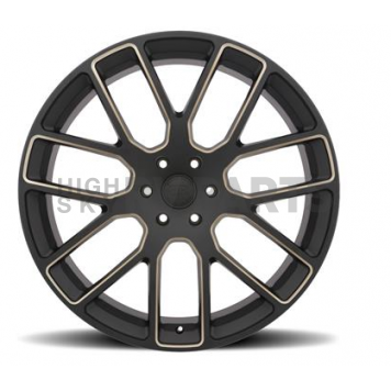 Black Rhino Wheel Kunene - 22 x 9.5 Black With Dark Tinted Natural Accents - 2295KUN106140M12-2