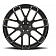 Black Rhino Wheel Kunene - 22 x 9.5 Black With Dark Tinted Natural Accents - 2295KUN106140M12
