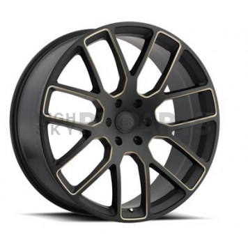 Black Rhino Wheel Kunene - 22 x 9.5 Black With Dark Tinted Natural Accents - 2295KUN106140M12