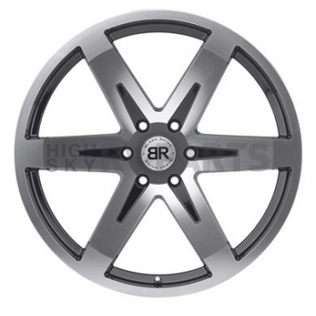 Black Rhino Wheel Peak - 22 x 9.5 Black With Natural Face - 2295PEK256140B12-2