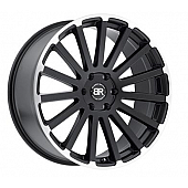 Black Rhino Wheel Spear - 22 x 9.5 Black With Natural Lip - 2295SPR106140F12
