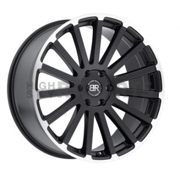 Black Rhino Wheel Spear - 22 x 9.5 Black With Natural Lip - 2295SPR106140F12