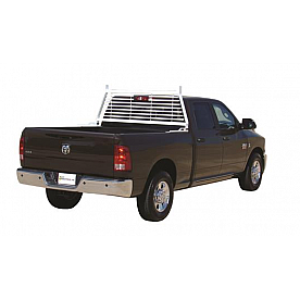 Go Industries Headache Rack Louvered Steel White Powder Coated - 20755