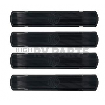 KC Hilites Roof Rack - M-RACKS Aluminum Direct-Fit Black Rectangular With 1 LED Radius Light Bar - 92103-1