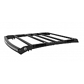 KC Hilites Roof Rack - M-RACKS Aluminum Direct-Fit Black Rectangular With 1 LED Radius Light Bar - 92033