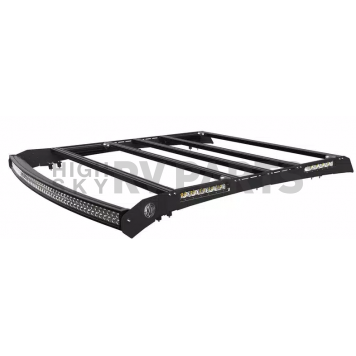 KC Hilites Roof Rack - M-RACKS Black Aluminum 5 Bars With Lighting Mounts Rectangular - 92171