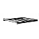 KC Hilites M-RACKS Roof Rack Black Aluminum with LED Light Bar - 92183