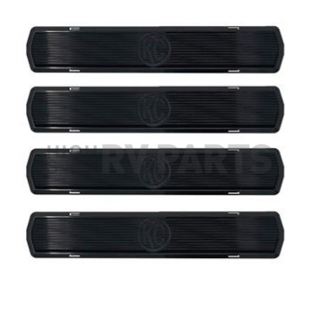 KC Hilites Roof Rack M-RACKS Black Aluminum With 1 LED Light Bar/ 4 Blackout Plates - 92224-2