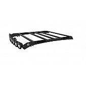 KC Hilites Roof Rack M-RACKS Black Aluminum With 1 LED Light Bar/ 4 Blackout Plates - 92224