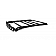 KC Hilites Roof Rack M-RACKS Black Aluminum With 1 LED Light Bar/ 4 Blackout Plates - 92224