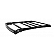 KC Hilites Roof Rack M-RACKS Black Aluminum With 1 LED Light Bar/ 4 Blackout Plates - 92233