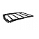 KC Hilites Roof Rack M-RACKS Black Aluminum With 1 LED Light Bar/ 4 Blackout Plates - 92254