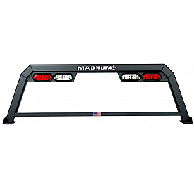 Magnum Truck Racks Headache Rack Frame Only Aluminum Black Matte Powder Coated - 217HHP