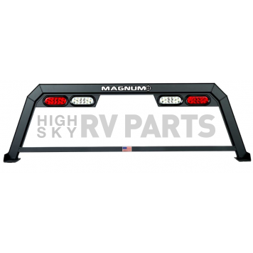 Magnum Truck Racks Headache Rack Frame Only Aluminum Black Matte Powder Coated - 217HHP