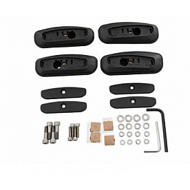 Rhino-Rack USA Roof Rack Mounting Kit Black Set Of 4 - RCP32BK