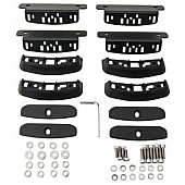 Rhino-Rack USA Roof Rack Mounting Kit Black Set Of 4 - RCP43BK