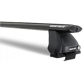 Rhino-Rack USA Roof Rack - 50 Inch Black 2 Bars Direct-Fit - JB0253