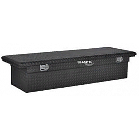 TrailFX Tool Box - Crossover 16 Gauge Aluminum 10.5 Cubic Feet Angled - 120703