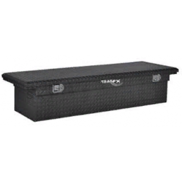 TrailFX Tool Box - Crossover 16 Gauge Aluminum 10.5 Cubic Feet Angled - 120703